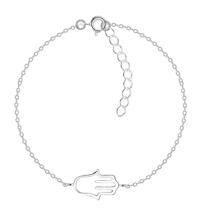 Silver Hamsa Bracelet