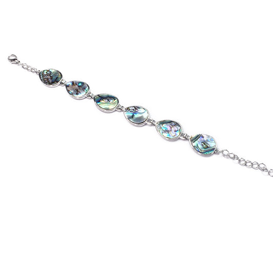 Abalone Pear Shape Bracelet 15X20mm