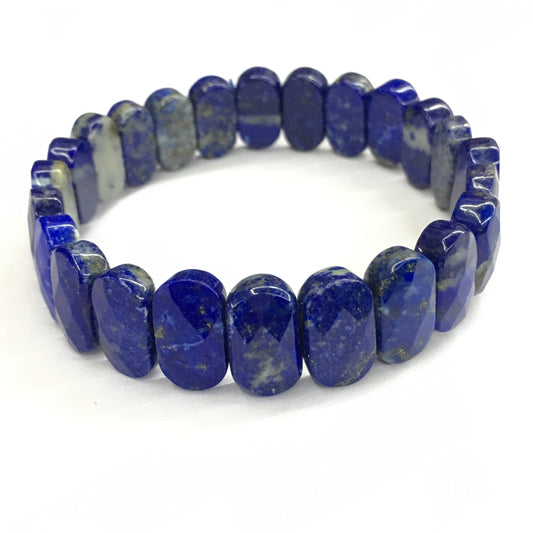 Lapis Lazuli Faceted Oval 8X14mm Bracelet