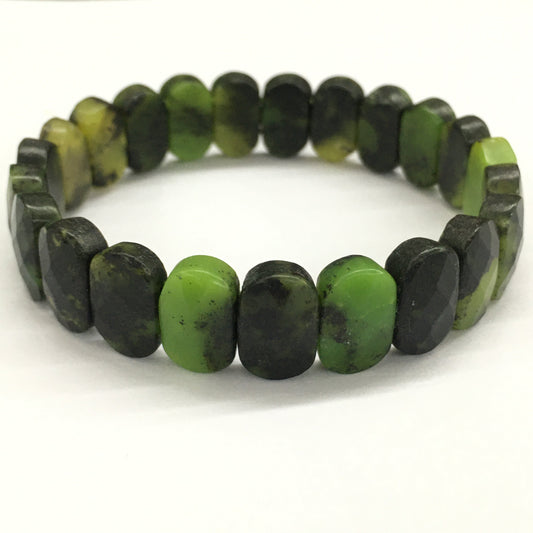 China Chrysoprase Faceted Oval 8X14mm Bracelet